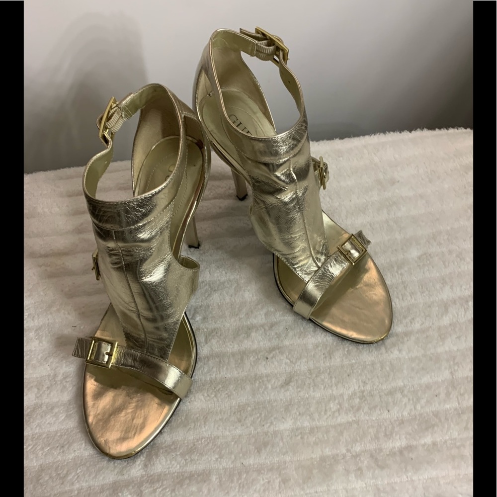 Guess Gold Sandals.